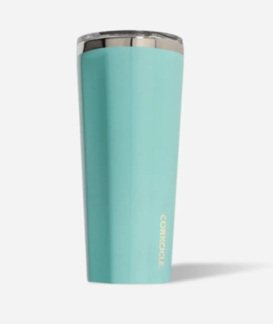 24oz Tumbler in Gloss Turquoise Corkcicle