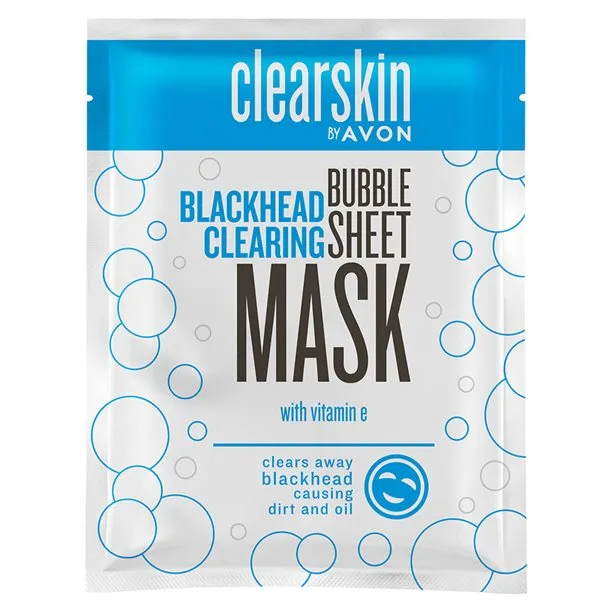 Avon Clearskin Blackhead Clearing Bubble Sheet Mask