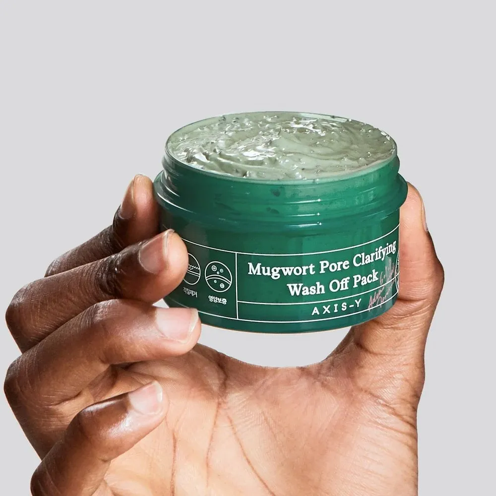 Axis-Y 6 1 1 Mugwort Pore Clarifying Wash Off Mask Pack 100ml