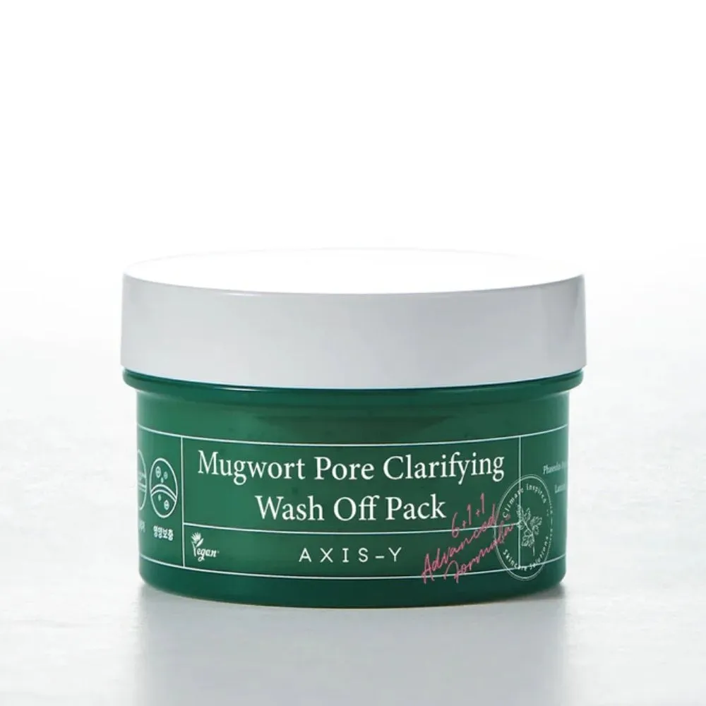 Axis-Y 6 1 1 Mugwort Pore Clarifying Wash Off Mask Pack 100ml