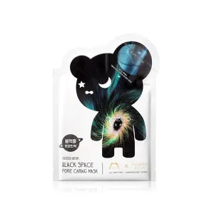 Bear Black Space Pore Caring Mask - 1 Box of 10 Sheets