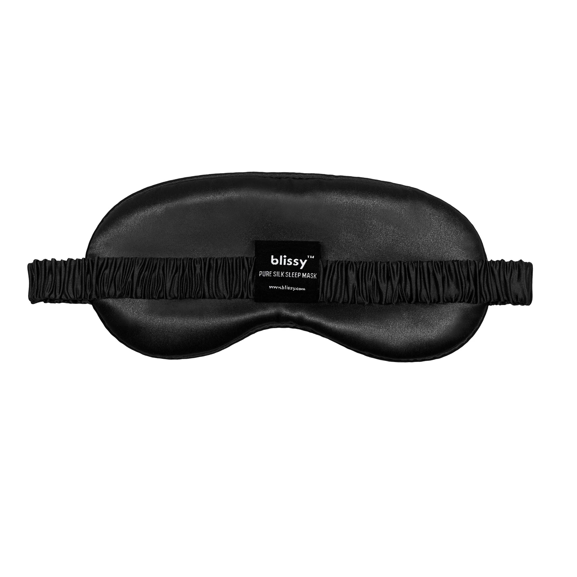 Blissy Silk Sleep Mask Black - One Size