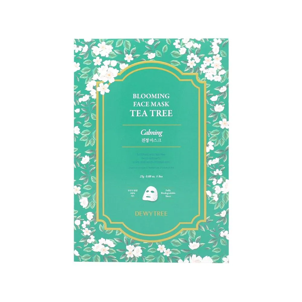 Blooming Face Tea Tree Mask - 1 Box of 8 Sheets