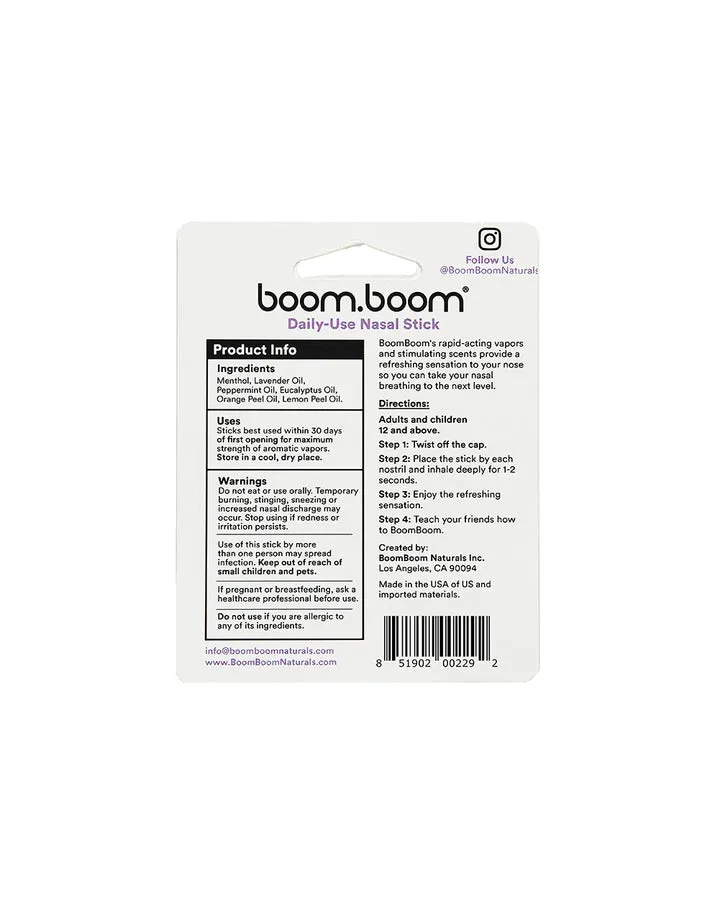 BoomBoom Refreshing Lavender Inhaler