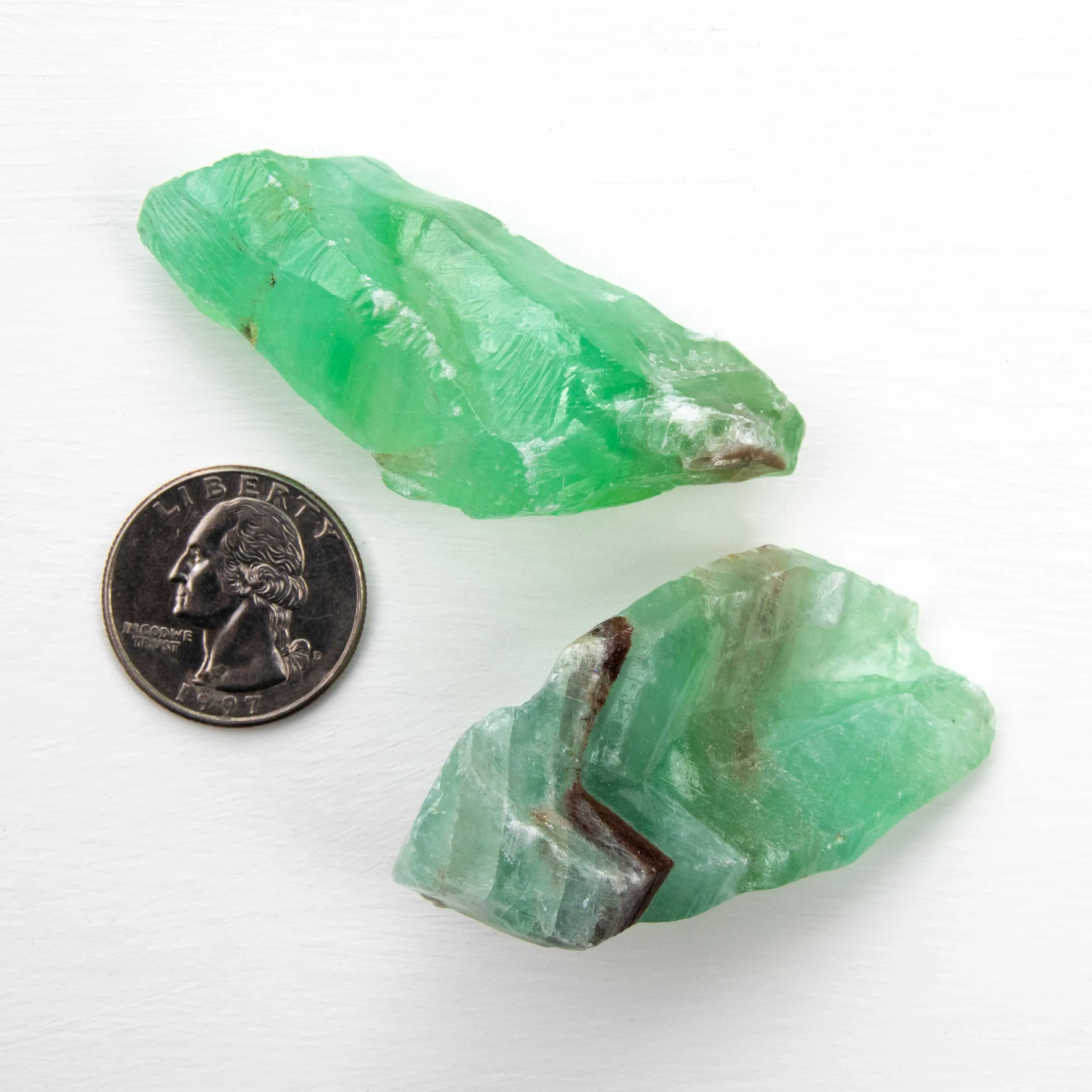 Calcite - Green, Chunks