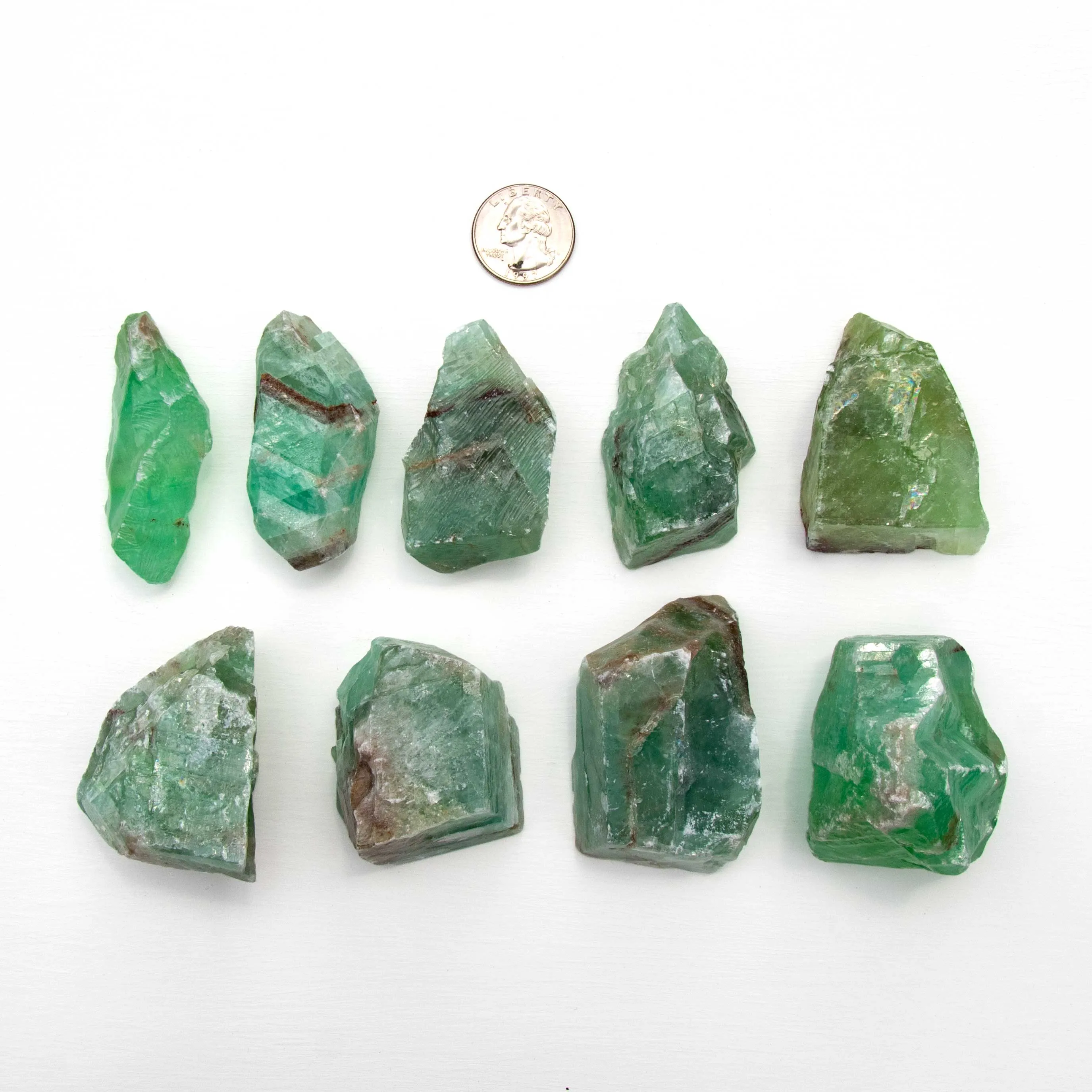 Calcite - Green, Chunks