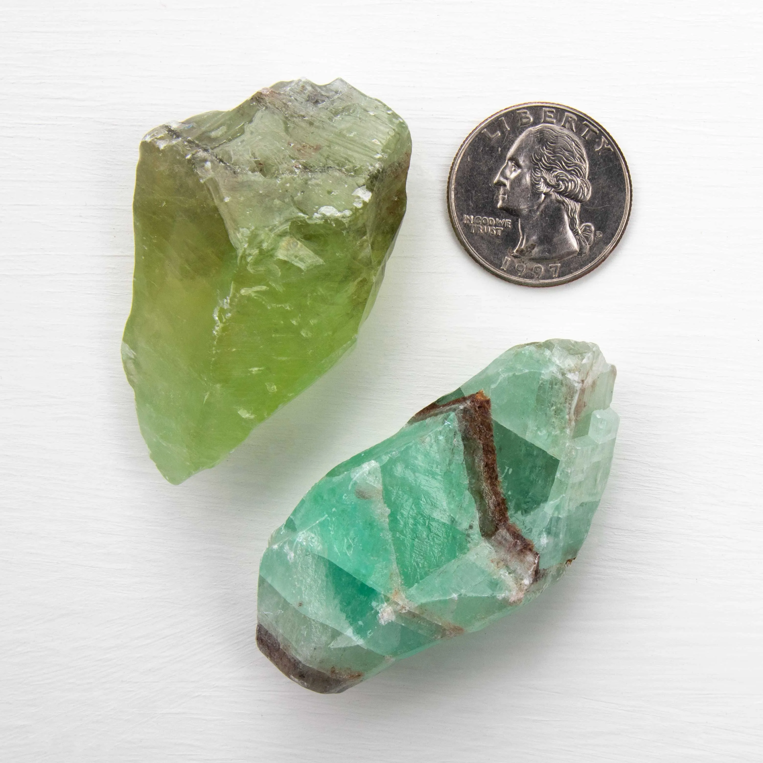 Calcite - Green, Chunks