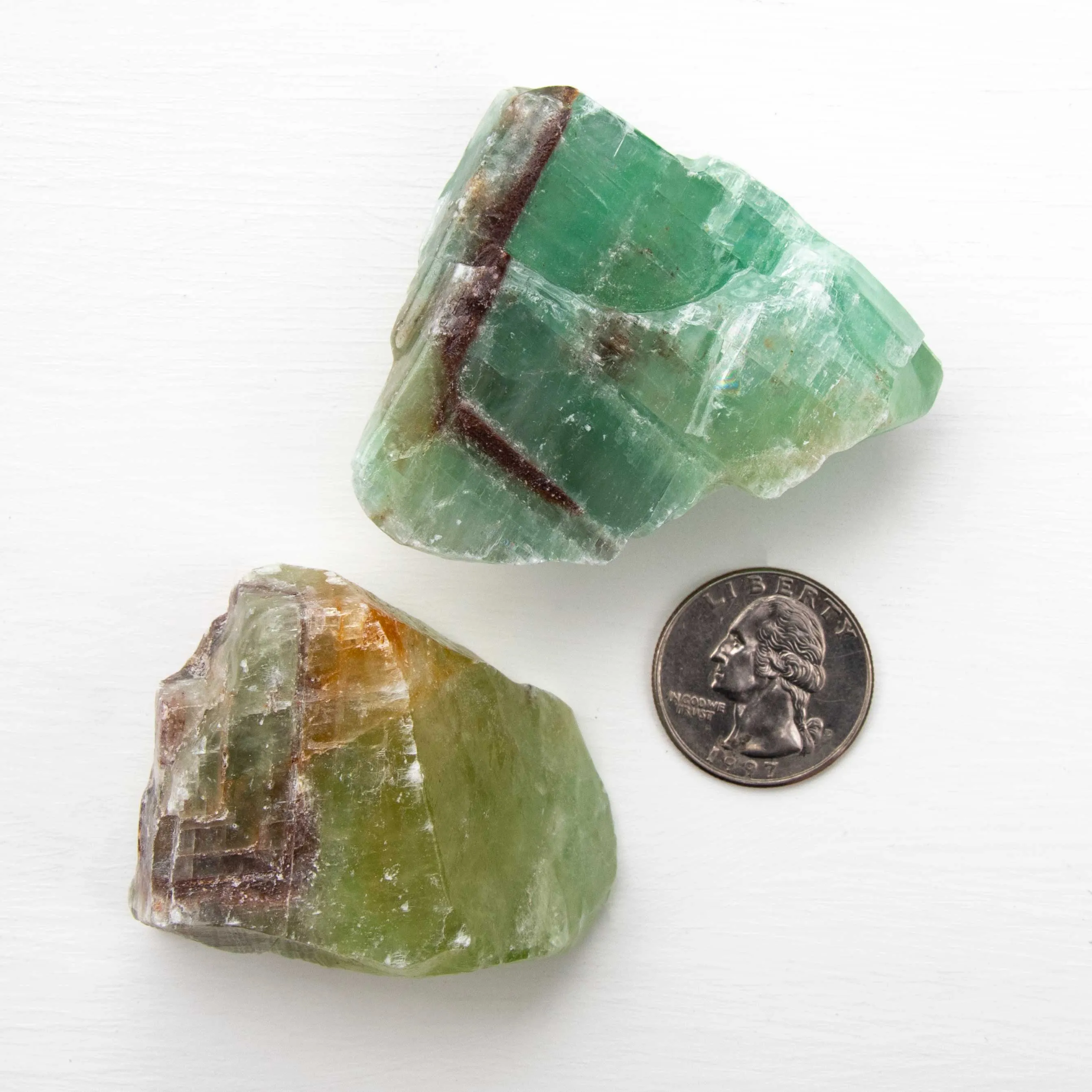 Calcite - Green, Chunks