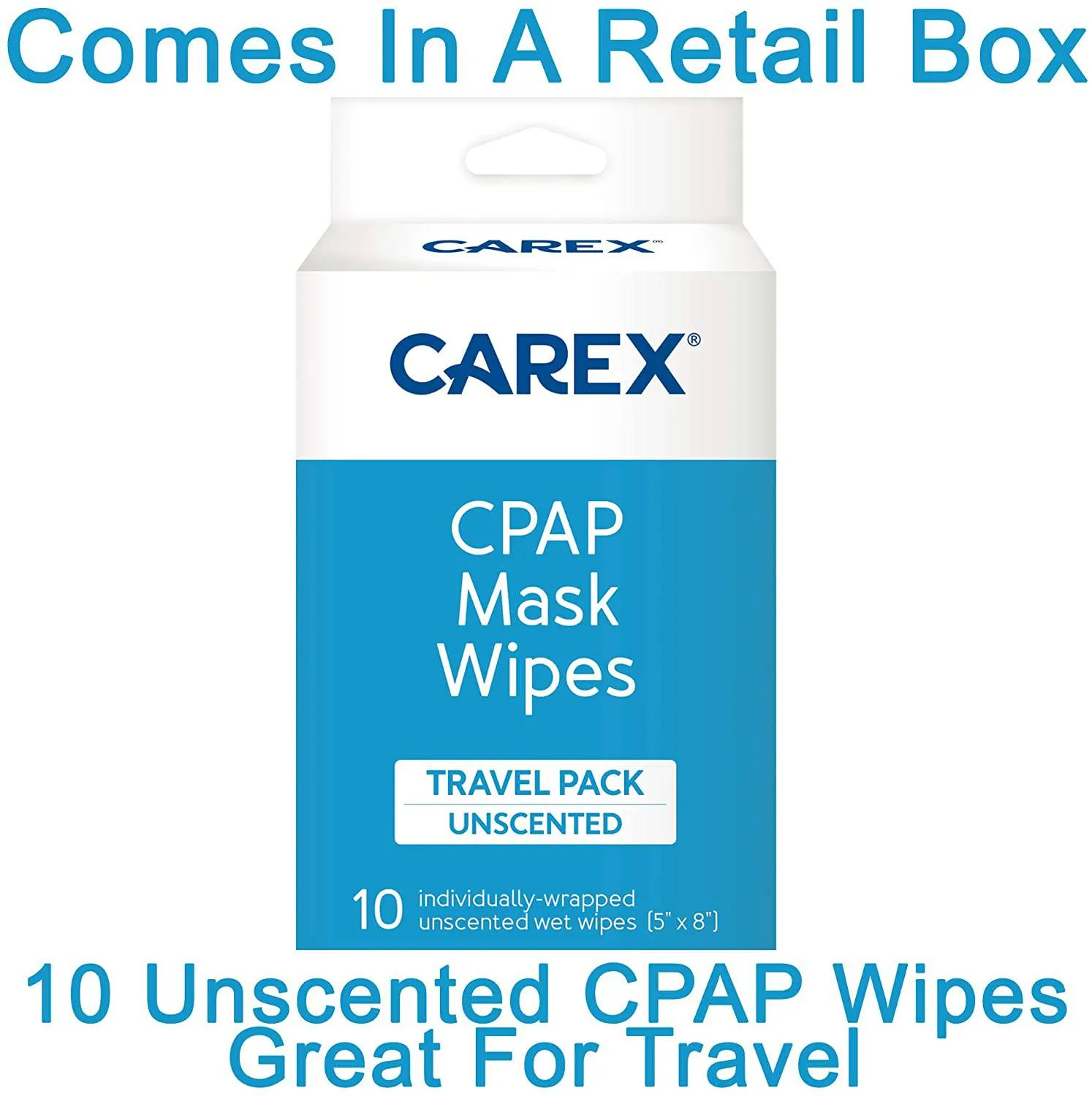 Carex CPAP Mask Wipes