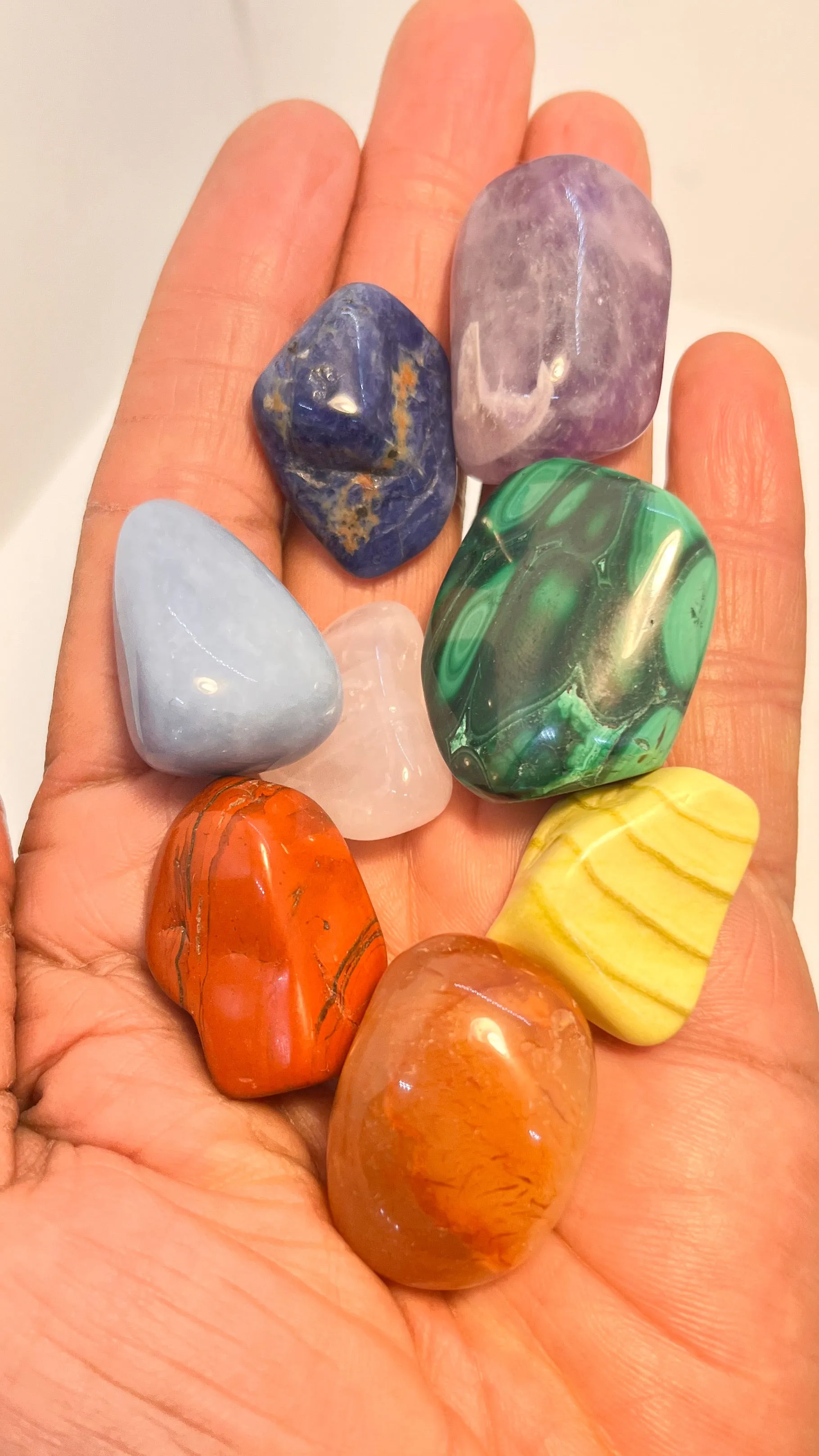 Chakra Healing Balancing Charged Tumble Stones