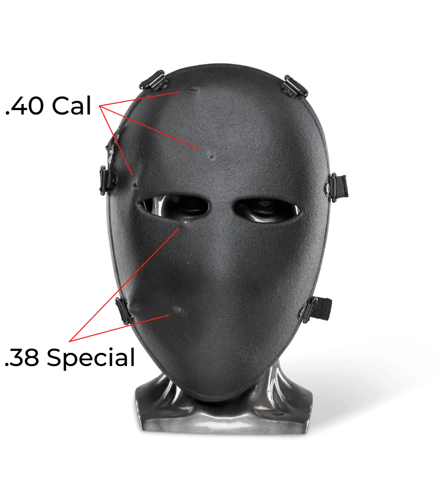 CQCM™ Full Face Bulletproof Mask | NIJ Level IIIA 