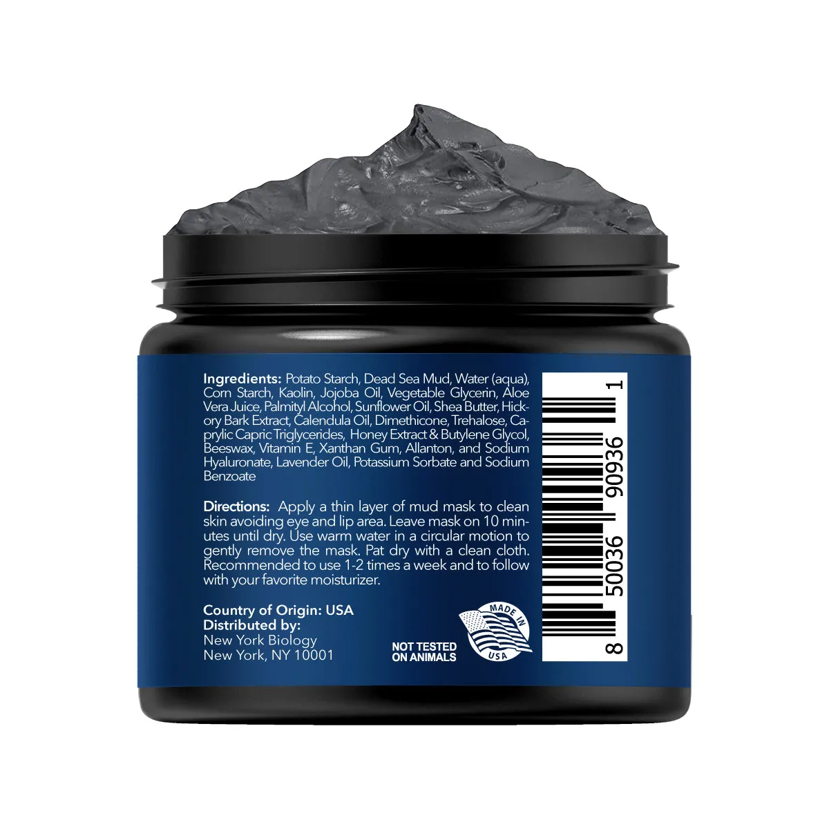 Dead Sea Mud Mask with Manuka Honey - 4 oz