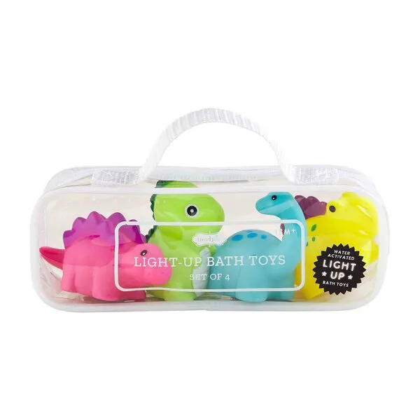 Dino Light-Up Bath Toy Set