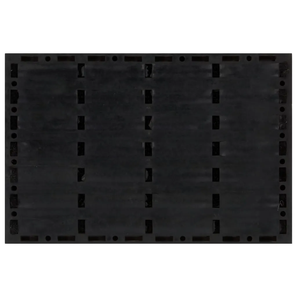 Door Mat Rectangular 40x60 cm Rubber and Coir