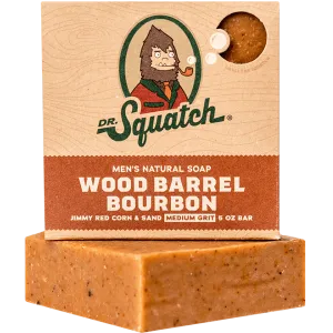 DR. SQUATCH BAR SOAP - WOOD BARREL BOURBON