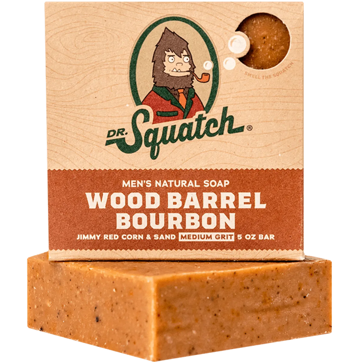 DR. SQUATCH BAR SOAP - WOOD BARREL BOURBON