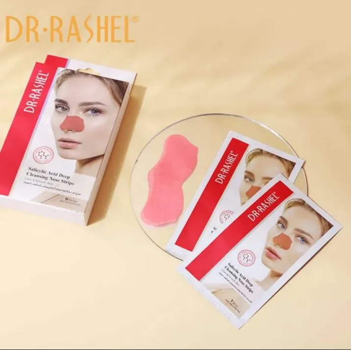 Dr.Rashel 6 Strips Salic,Cylic Acid Deep Cleansing Nose Strips Nose Mask DRL- 1705