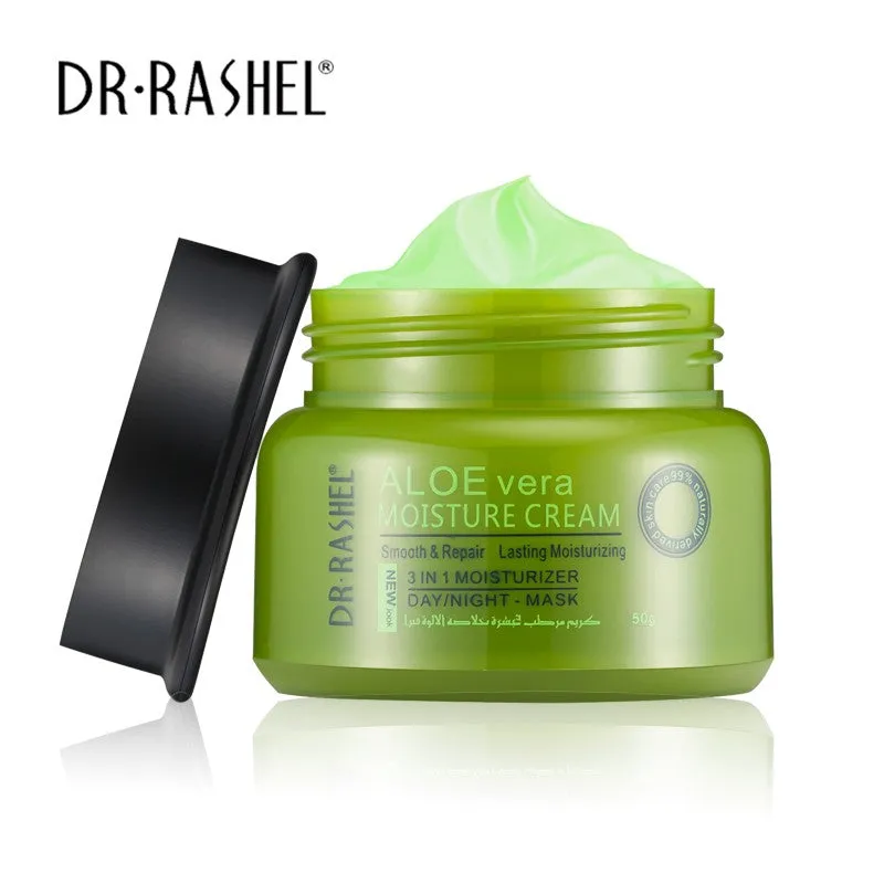 DR.RASHEL Aloe Vera Moisture Cream Skin Natural 3in1 Moisturizer Day/Night Lasting Moisturizing Cream 50g DRL-1534