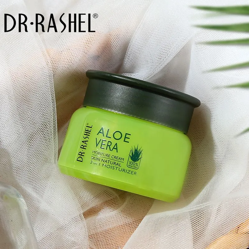 DR.RASHEL Aloe Vera Moisture Cream Skin Natural 3in1 Moisturizer Day/Night Lasting Moisturizing Cream 50g DRL-1534