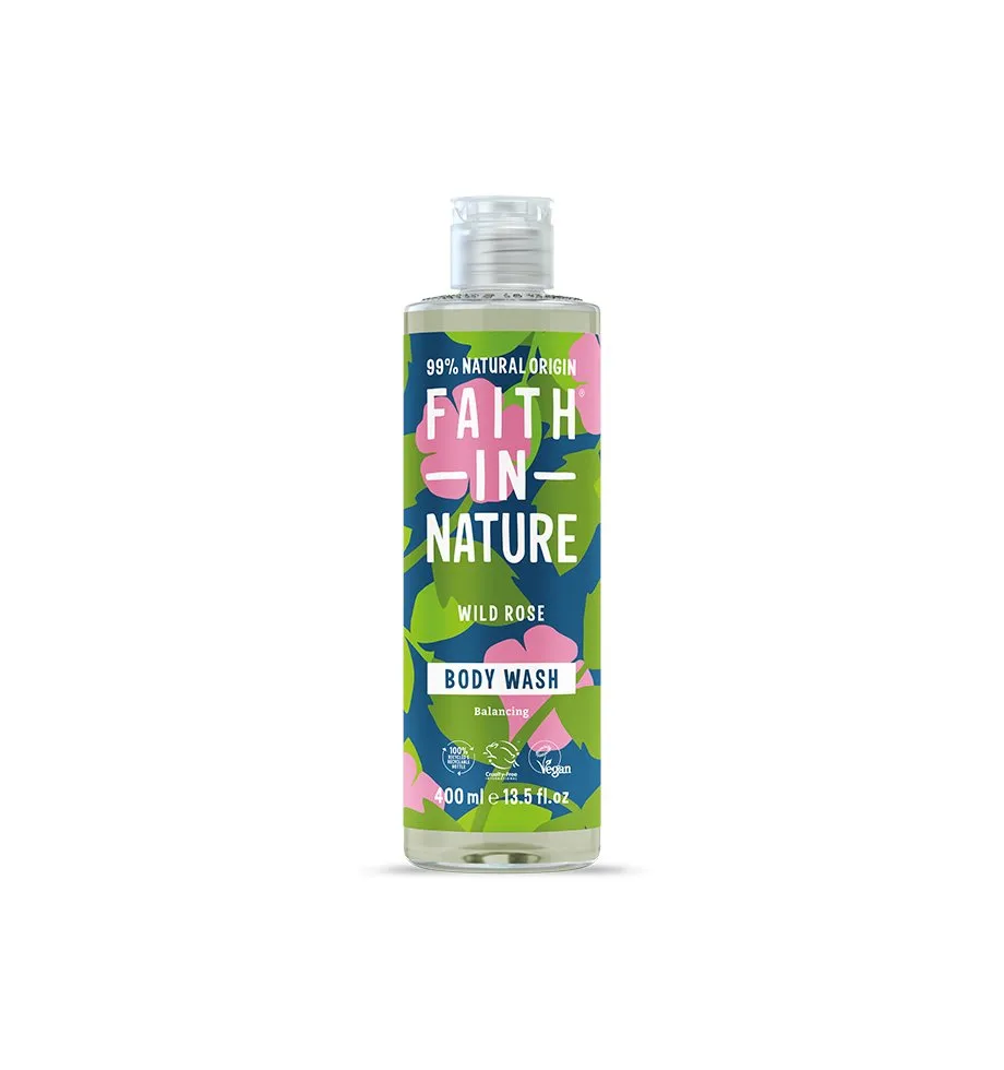 Faith In Nature Body Wash Balancing Wild Rose