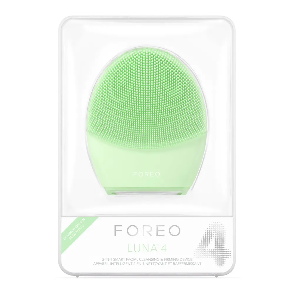 FOREO LUNA 4 Facial Cleansing & Firming Massage Device for Combination Skin