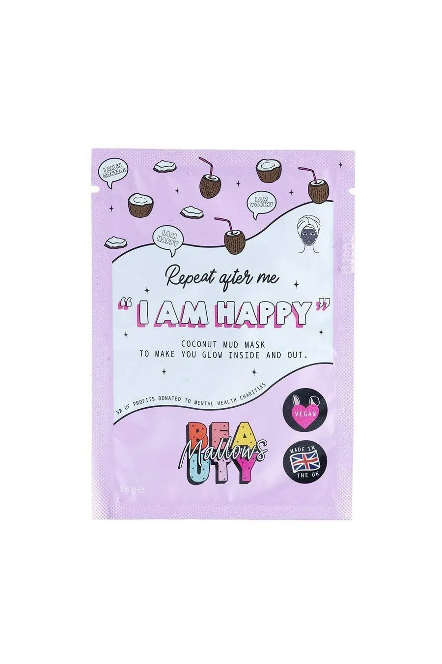 Mallows Beauty Coconut Mud Mask Sachet