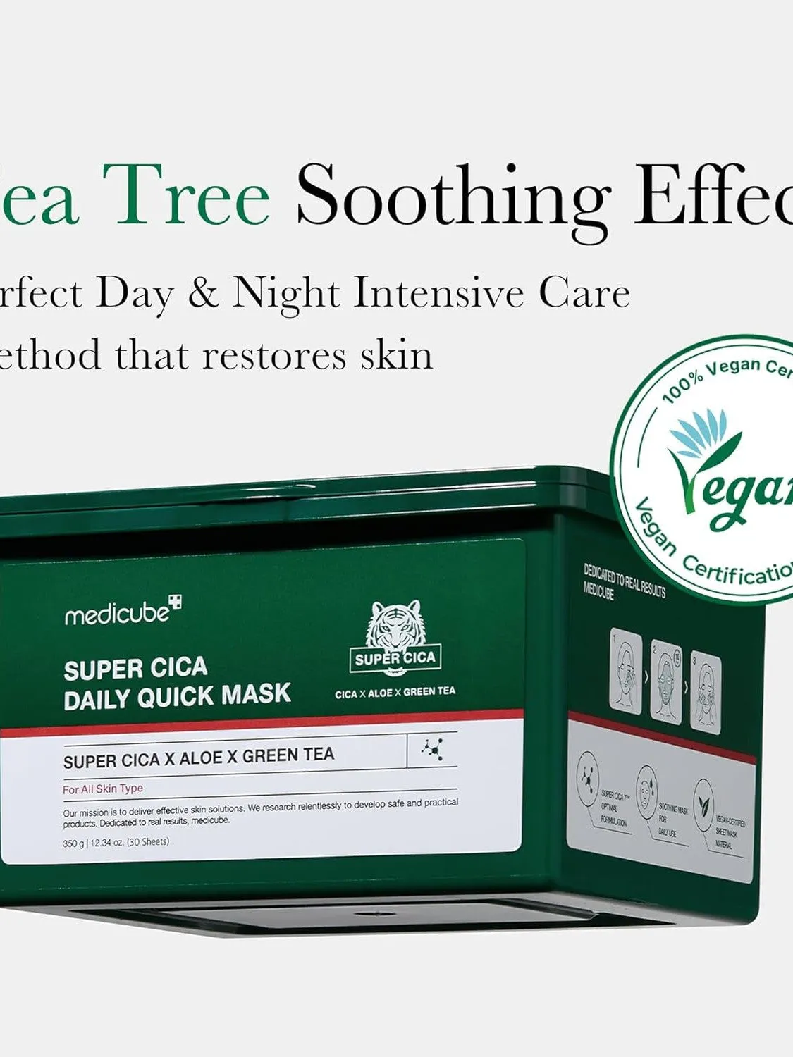 Medicube Super Cica Daily Quick Masks