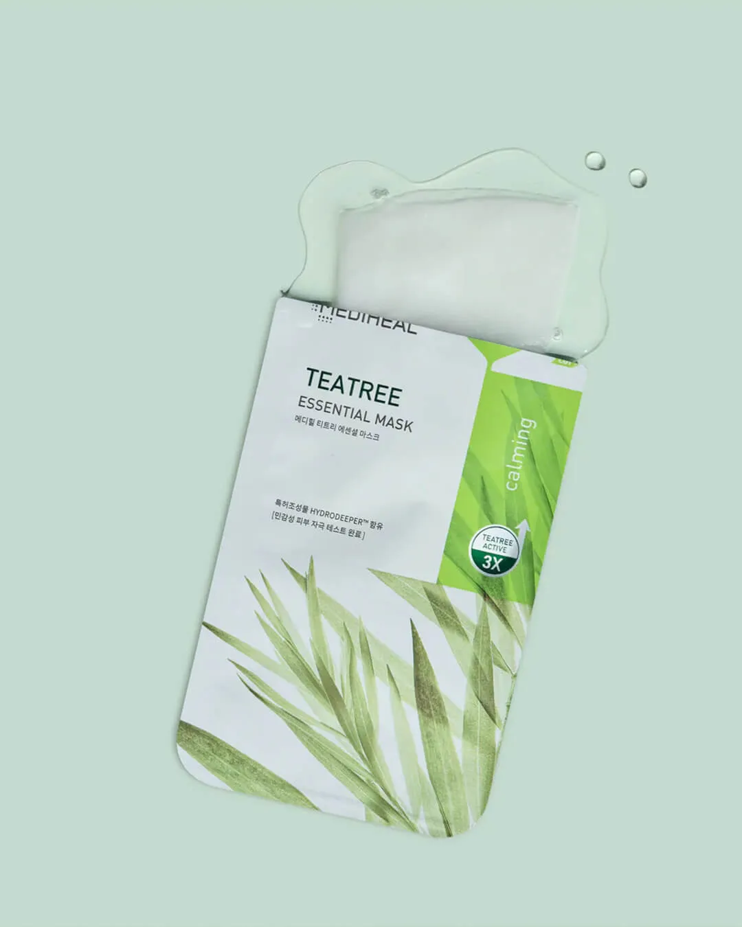 MEDIHEAL Teatree Essential Masks 10 Sheets Calming Sensitive Skincare