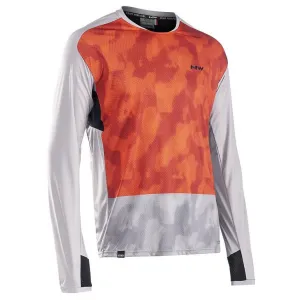 Northwave MTB Edge Jersey Long Sleeve - Dark Gray/Orange