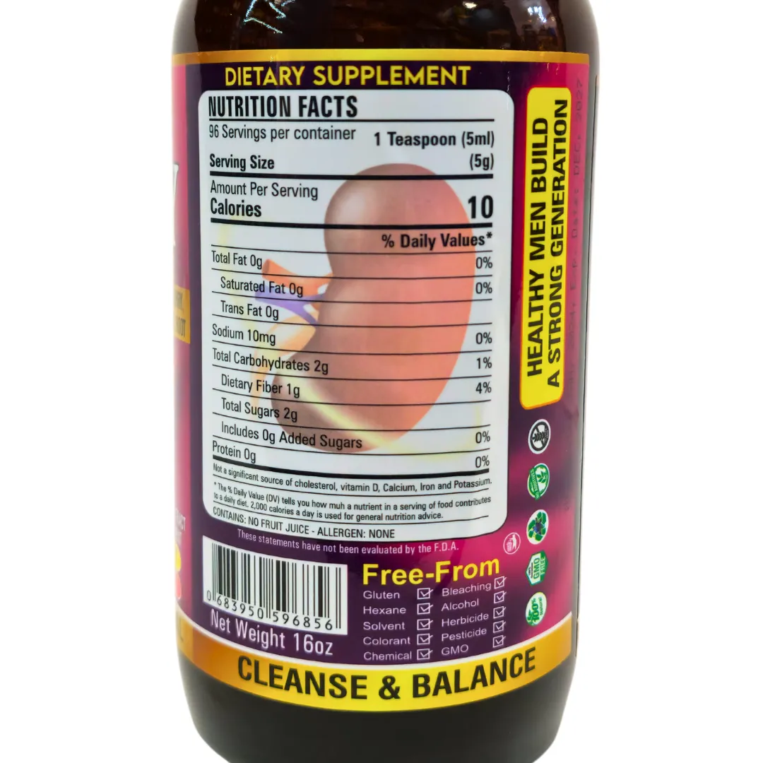 Organic Kidney Detox & Cleanse 16oz