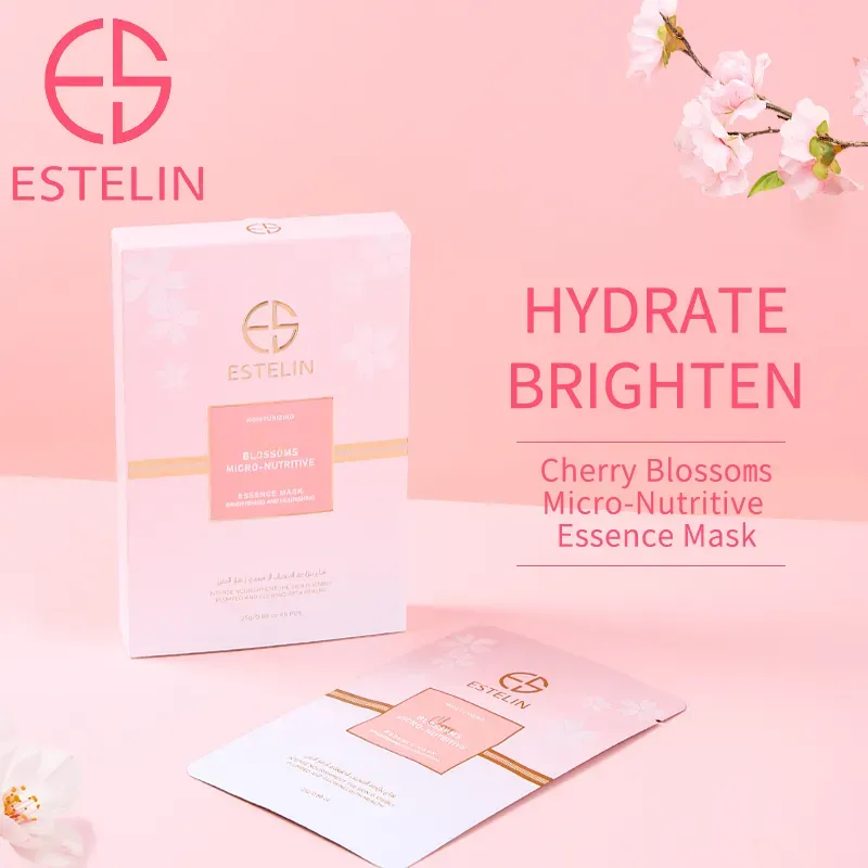 Pack of 5 - Estelin Cherry Blossoms Micro Nutritive Essence Mask