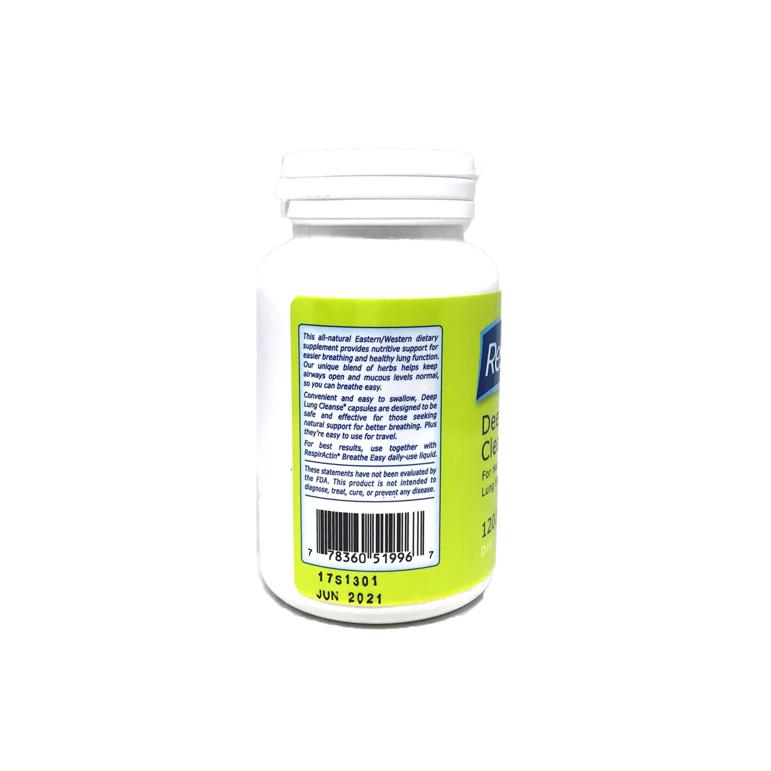 Respiractin Deep Lung Cleanse 120 Capsules