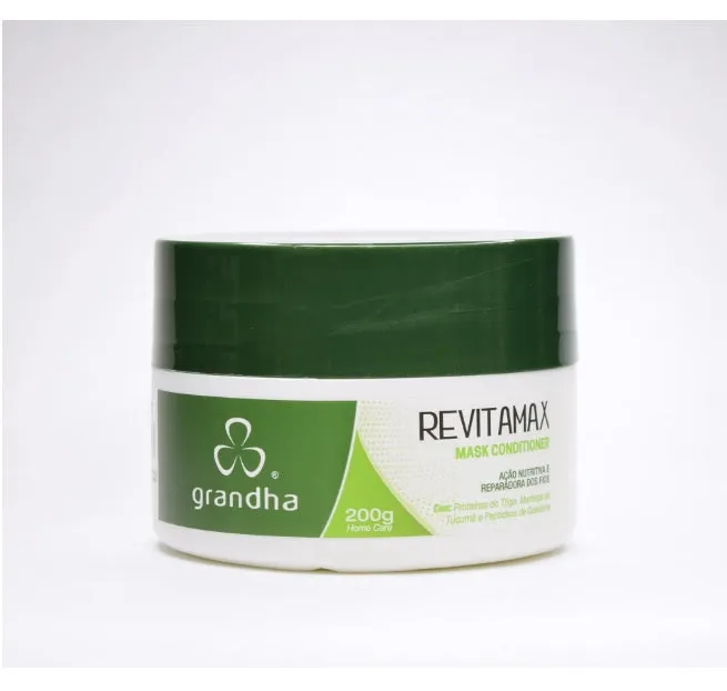 Revitamax Mask Conditioner Nourishing Moisturizing Hair Repair Vegan Treatment 200g - Grandha