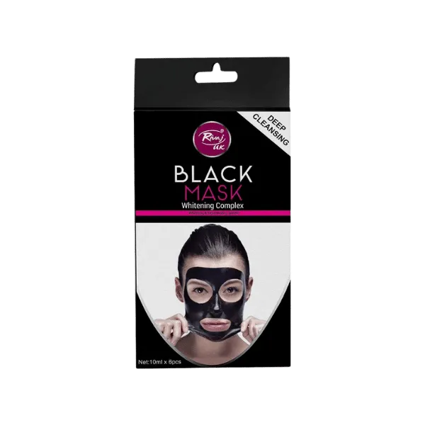 RIVAJ UK BLACK MASK WHITENING COMPLEX 6PCS