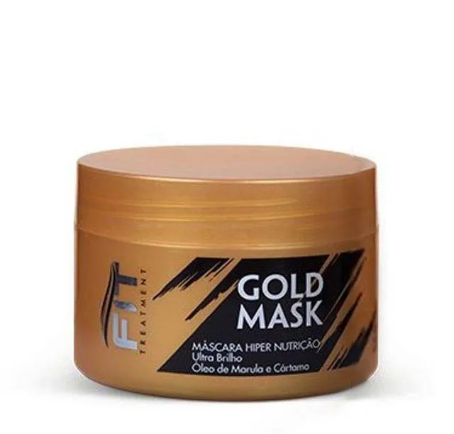 Safflower Marula Coconut Nutrition Shine Gold Treat Mask 250g - Fit Cosmetics