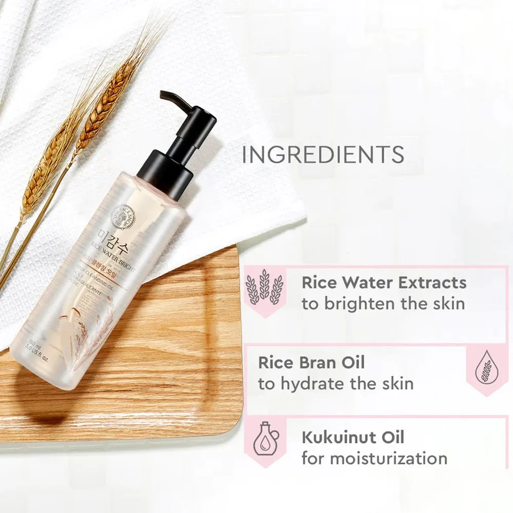 The Face Shop Rice Water Bright Light Facial Cleansing Oil