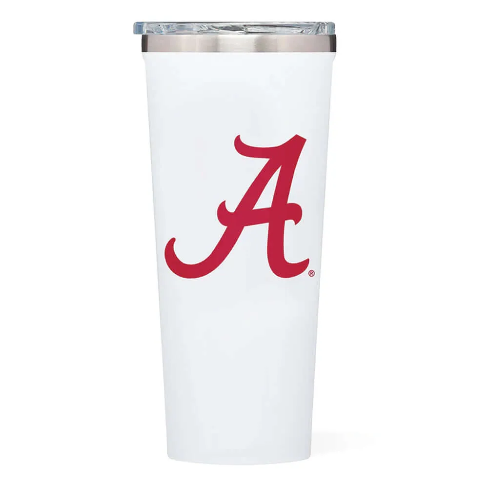 Tumbler 24oz Alabama Gloss White